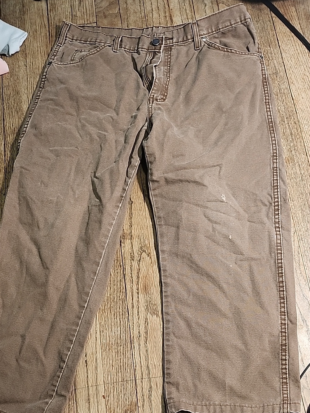 Men's Brown Casual Chino Pants